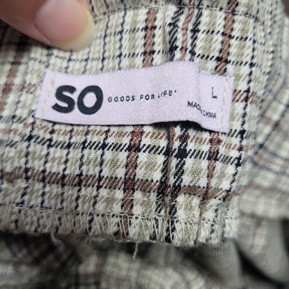 SO good for life Plaid high waist dress pants large - Picture 4 of 8